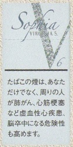 画像1: バージニア　エス  ソフィア 6 (ドイツ/タール6mgニコチン0.5mg)カートン（10個）単位で取り寄せ商品