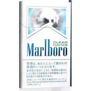 画像: マールボロ・クリア・ハイブリット・スリー・ボックス (タール3mgニコチン0.3mg)カートン（10個）単位で取り寄せ商品