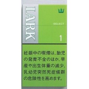 画像: ラーク・セレクト・メンソール・1・100ｓボックス　(アメリカ/タール1mgニコチン0.1mg)カートン（10個）単位で取り寄せ商品