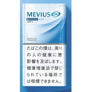 画像: メビウス・ストロング・ワン・100's(日本/タール1mgニコチン0.1mg)１カートン(１０個)単位で取り寄せ商品　