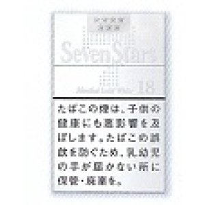 画像: セブンスター・メンソール・ソリッド・ホワイト (日本/タール18mgニコチン1.7mg）カートン(10個)単位で取り寄せ商品　