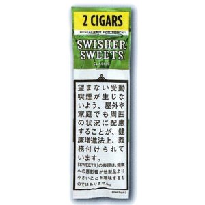 画像: スウィッシャー スウィート フォイルパウチ　グリーン(ドミニカ共和国/109mmX11mm)カートン（15個）単位で取り寄せ商品