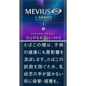画像: メビウス・イーシリーズ・メンソール・オプションパープル・ワン・100's・スリム (日本/タール1mgニコチン0.1mg　)カートン(10個)単位で取り寄せ商品　