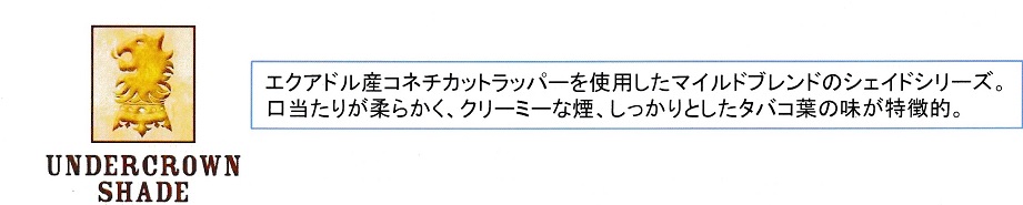 画像: アンダークラウン・シェイド・ロブスト（ニカラグア）１B0X12本単位で取り寄せ商品